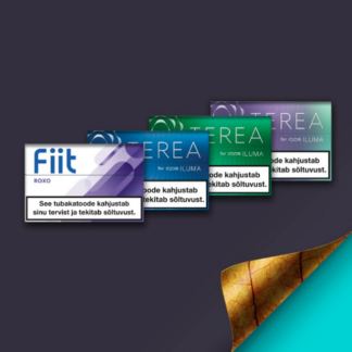 Tume antrasiit pilt, nurgas tubakapulkade pakid. Teave saabuva Maitsekeelu kohta.