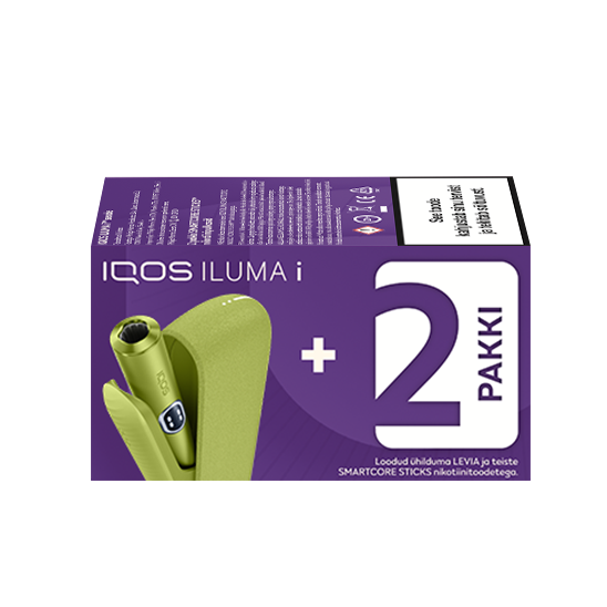 IQOS ILUMA i and 2 LEVIA packs