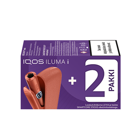 IQOS ILUMA i and 2 LEVIA packs