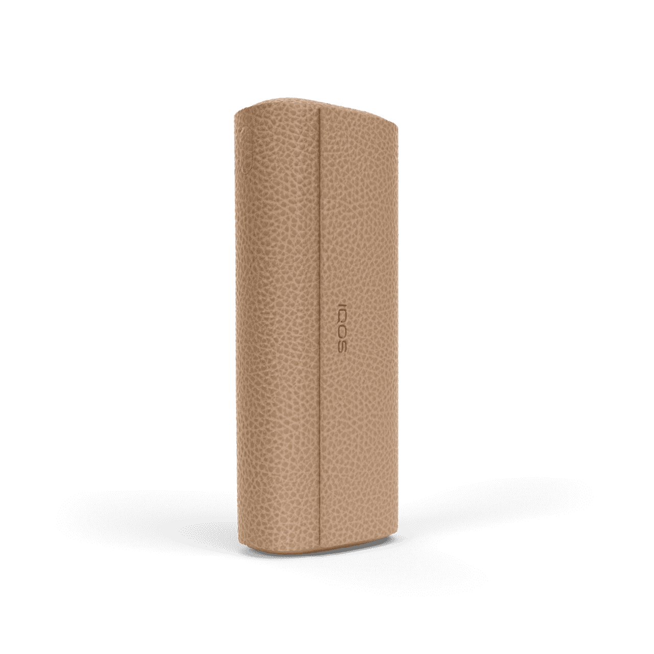 Полный чехол с кожаной текстурой для IQOS ILUMA PRIME цвета Golden Khaki