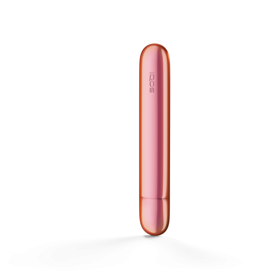 IQOS ILUMA sillerdav esipaneel värvitoonis Orange Glow